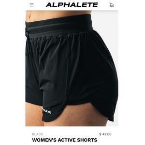 ISO Alphalete Women’s Active Shorts in Black XS
